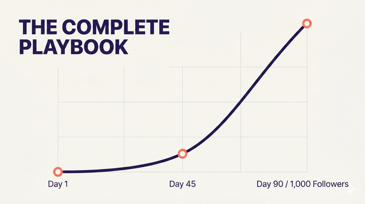 From 0 to 1,000 LinkedIn Followers: The Exact 90-Day Playbook